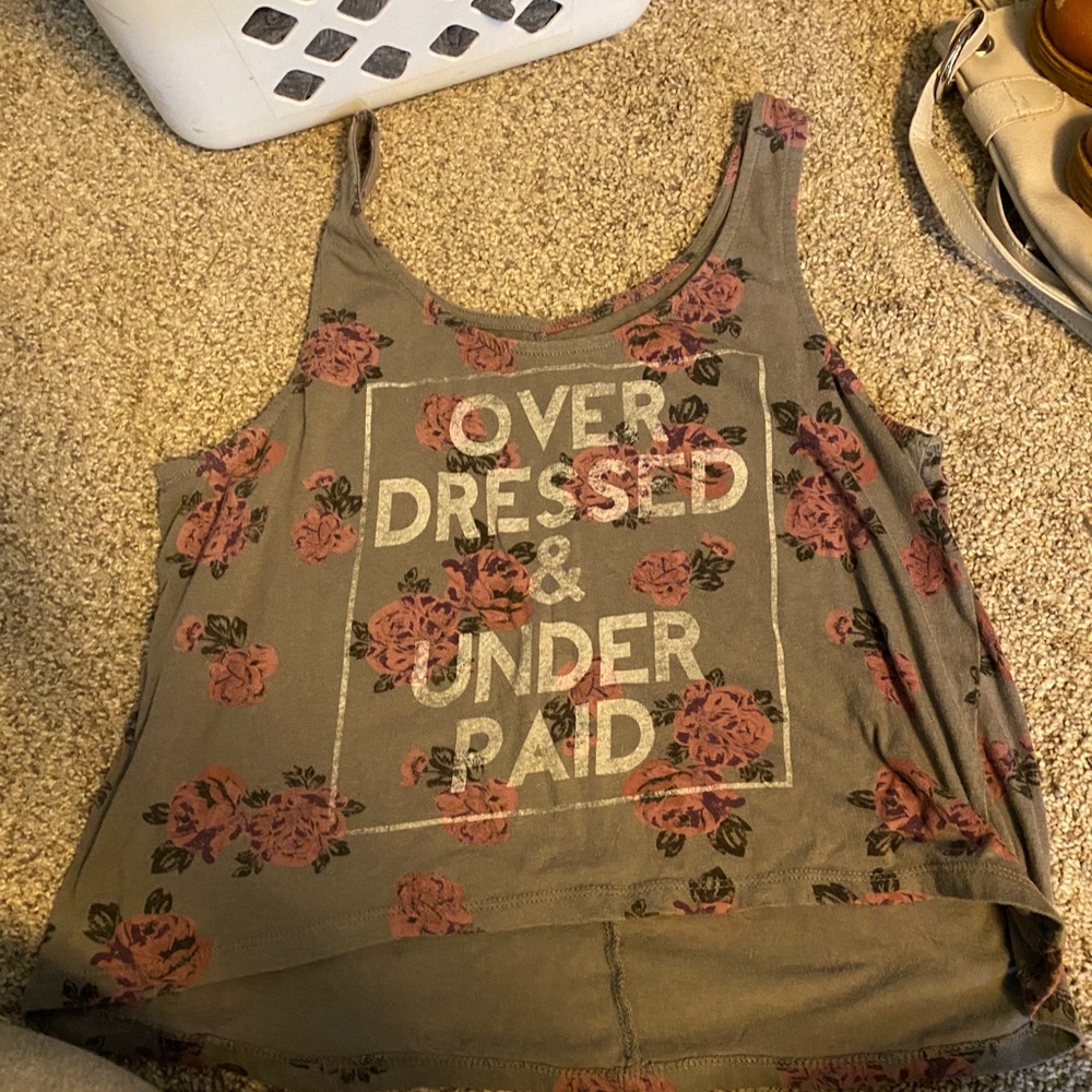 Grey tank top